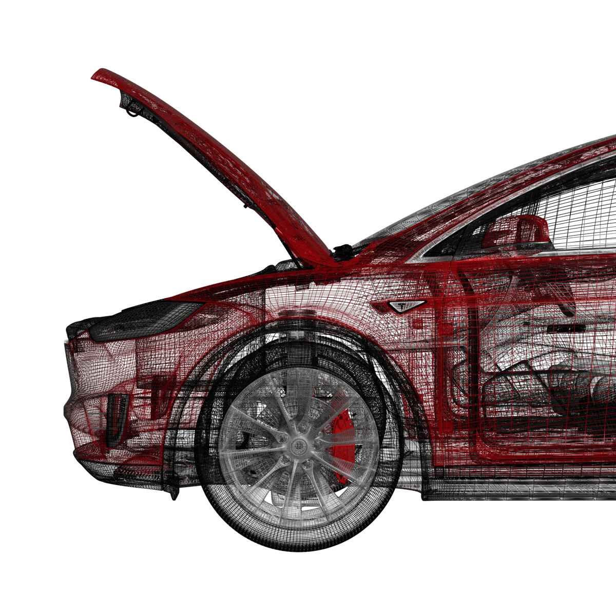 Radio automática - apertura automática del capó delantero para todos los modelos Tesla