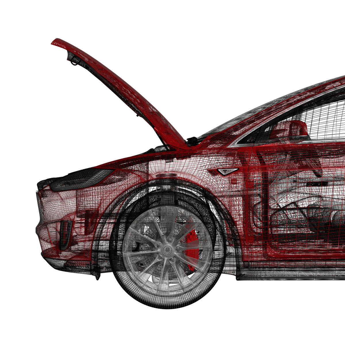Frunkautomatik - automatische Öffnung der Vorderhaube für alle Tesla Modelle bis Modeljahr 2024