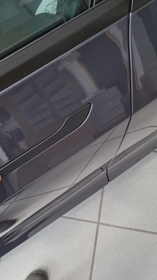 Softclose und Automatische Türgriffe Schwarz RGB im Bundle für Tesla Model 3 / Y