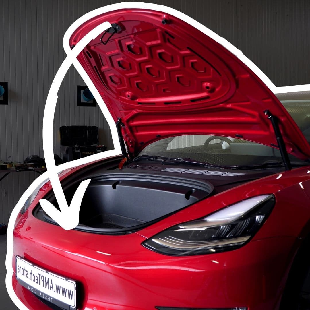 Radio automatic - automatic opening of the front hood for all Tesla models